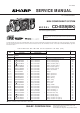 Sharp CD-ES9 Service Manual