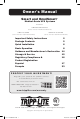 Tripp Lite SMART700HG Owner's Manual