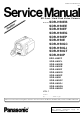 Panasonic SDR-H50EB Service Manual