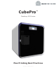 3D Systems CubePro Original Instructions Manual