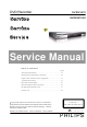 Philips DVDR3375 Service Manual