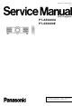 Panasonic PT-AE3000U Service Manual