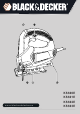 Black & Decker KS600E Original Instructions Manual