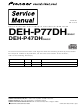 Pioneer DEH-P77DH Service Manual
