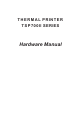 Star Micronics TSP700II SERIES Hardware Manual