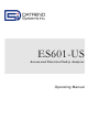 DATREND Systems ES601-US Operating Manual