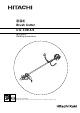 Hitachi CG 40EAS Handling Instructions Manual