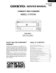Onkyo C-707 CHX Service Manual