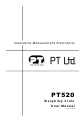 PT PT520 User Manual