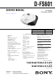 Sony D-FS601 Service Manual
