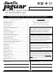 Slant/Fin jaguar J-390 Installation And Operating Instructions Manual