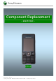 Sony Ericsson C510 Replacement Manual