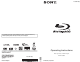 Sony BDP-S360 Operating Instructions Manual