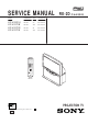 Sony KP-41DS1U Service Manual