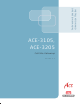 Ace ACE-3205 Installation And Operation Manual
