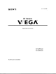 Sony KV-20FS120 Operating Instructions Manual