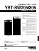 Yamaha YST-SW205 Service Manual