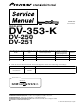 Pioneer DV-353-K Service Manual