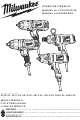 Milwaukee 9071-20 Operator's Manual