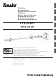 Tanaka TPS-260PF Handling Instructions Manual