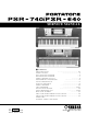 Yamaha PORTATONE PSR-740 Service Manual