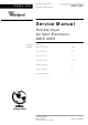 Whirlpool AWZ 3303 Service Manual
