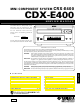 Yamaha CDX-E400 Service Manual