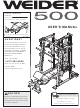 Weider WEBE4915.0 User Manual