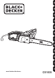 Black & Decker CS1835 Original Instructions Manual
