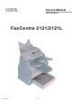 Xerox FaxCentre 2121 Service Manual