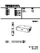 Sony VPL-CS4 Service Manual