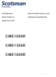 Scotsman CME1356R User Manual