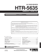 Yamaha HTR-5635 Service Manual