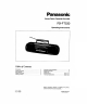 Panasonic RX-FT530 Operating Instructions Manual