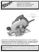 Milwaukee 6391 Operator's Manual
