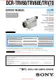 Sony DCR-TRV60 Service Manual