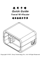 CARRY TECHNOLOGY Travel Wi-Router Quick Manual