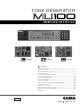 Yamaha MU100 Service Manual