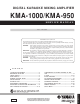 Yamaha KMA-1000 Service Manual