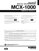 Yamaha MCX-1000 Service Manual