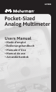 Meterman AM8B User Manual