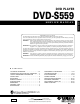 Yamaha DVD-S559 Service Manual