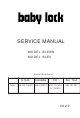 Baby Lock BLE8W Service Manual