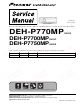 Pioneer DEH-P770MPXN Service Manual
