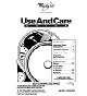Whirlpool SF367PEY Use And Care Manual