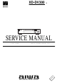 Aiwa XD-DV300 Service Manual