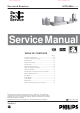 Philips HTR5000 Service Manual