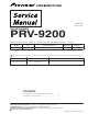 Pioneer PRV-9200 Service Manual