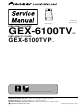 Pioneer GEX-6100TV Service Manual