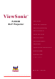 ViewSonic PJ503D User Manual